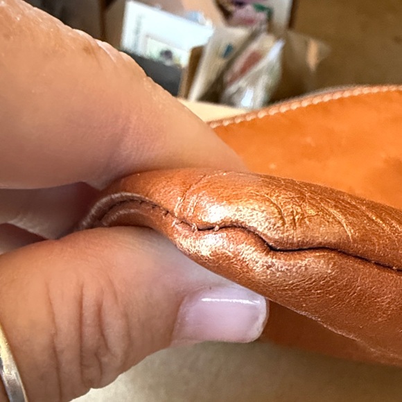 Patricia Nash Floral Embossed Leather Clutch - Brown - Picture 4 of 6